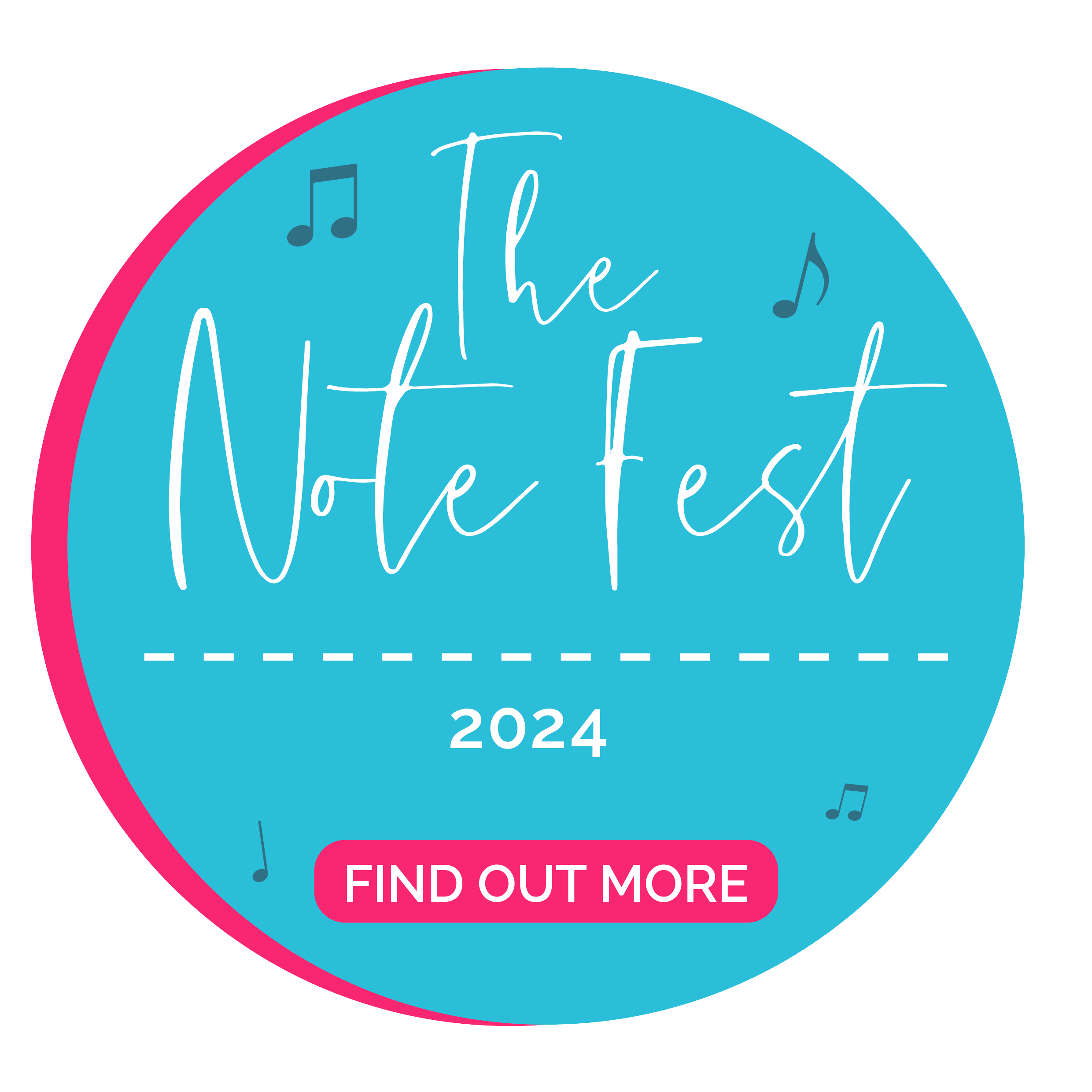 Badge for the note fest event